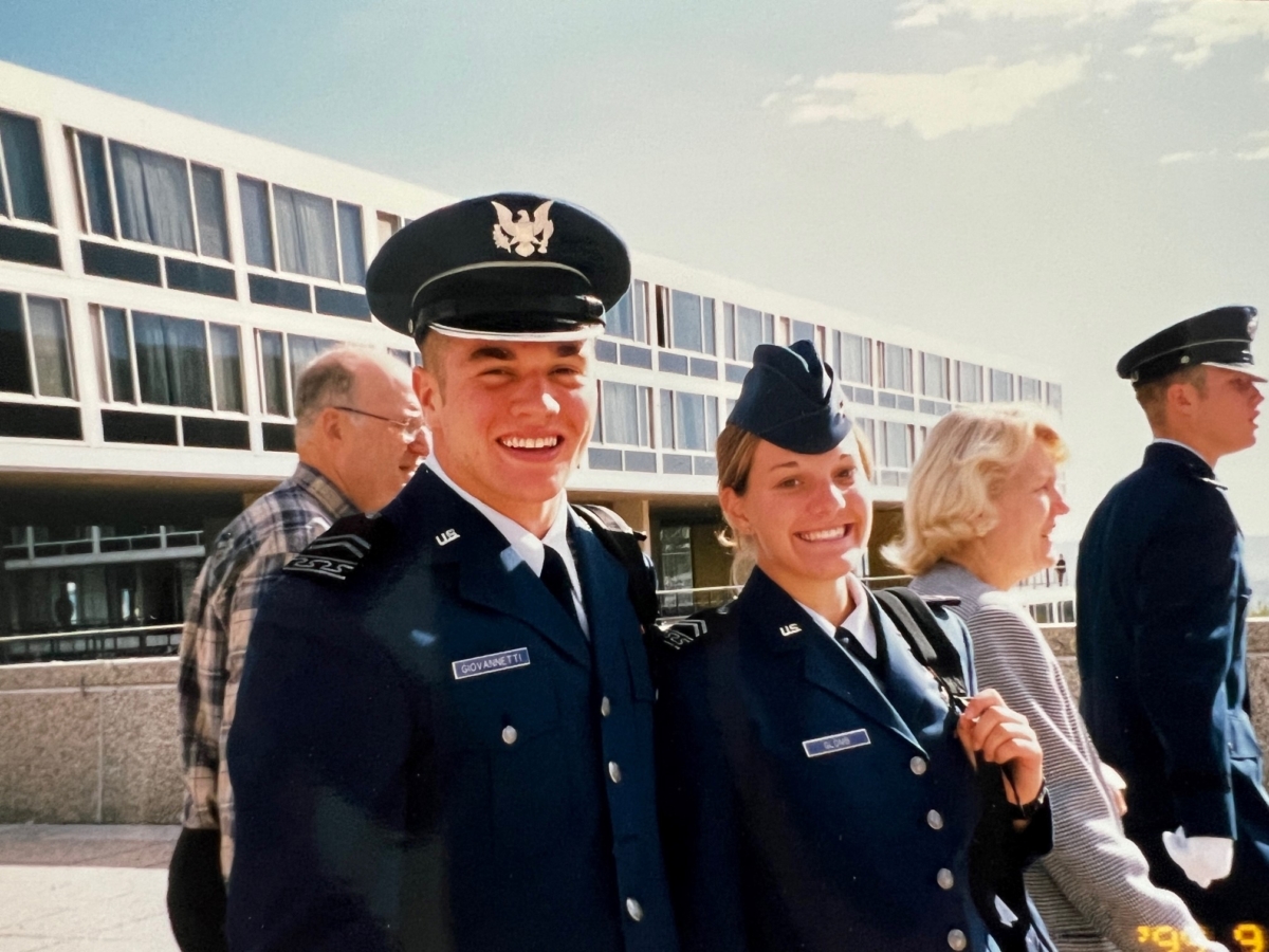 Col. Giovannetti cadet photo at USAFA