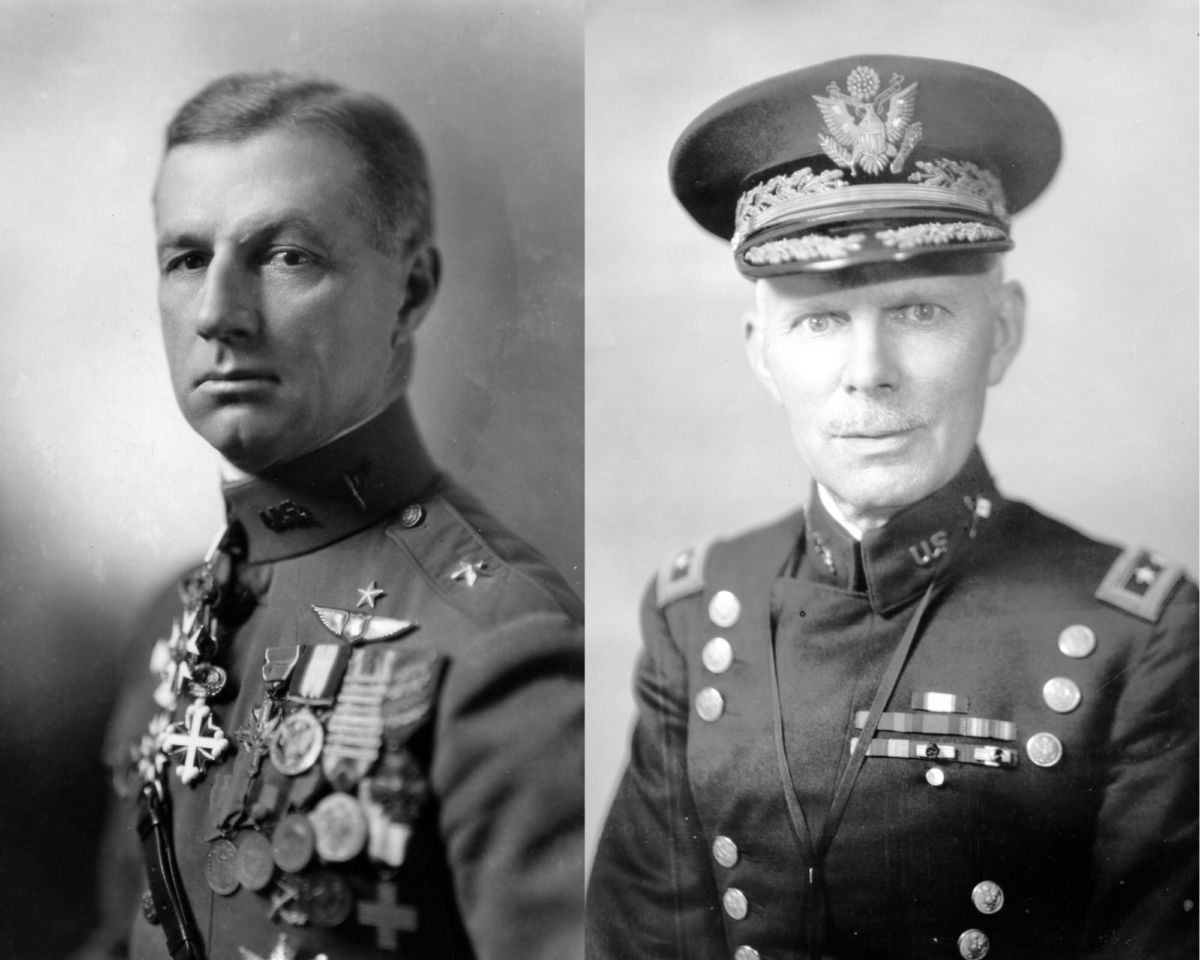 Army Brigadier General William Billy Mitchell; Army Major General George Owen Squier