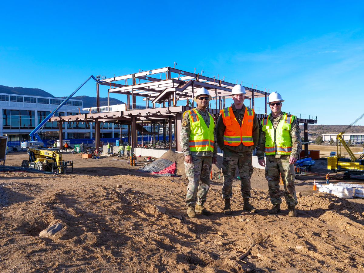 leadership team at MCIC construction site